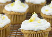 Low Sugar Lemon Buttermilk Cupcakes